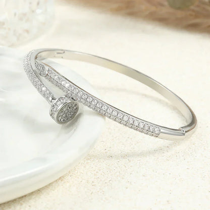 Hermiz Nail Bracelet with Stones